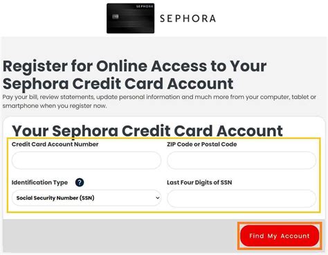 back in Credit Card Rewards on Sephora purchases. . Sephora cc login